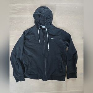 Lacoste Men's Black Hoodie Sweater